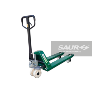 Paleteira - 3000 kg - Garfos Estreitos - Rodas Duplas Nylon - PMS 520 N