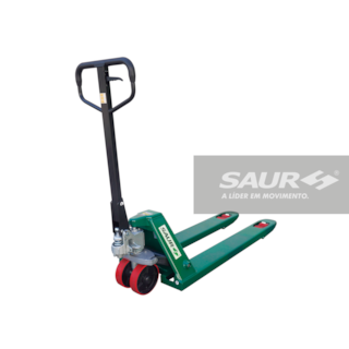 Paleteira - 3000 kg - Garfos Estreitos - Rodas Duplas Poliuretano - PMS 520 P