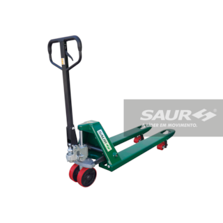Paleteira - 3000 kg - Garfos Estreitos - Rodas Duplas Poliuretano - PMS 520 P