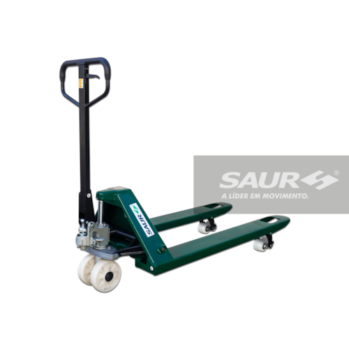 Paleteira - 3000 kg - Garfos Largos - Rodas Duplas Nylon - PMS 685 N